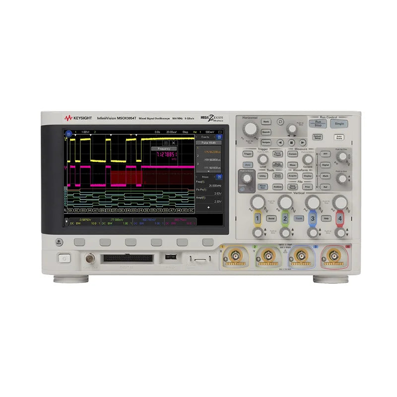 Keysight InfiniiVision 3000T X Series MSOX3054T Mixed Signal Oscilloscope, 500 MHz, 4 Analog Plus 16 Digital Channels