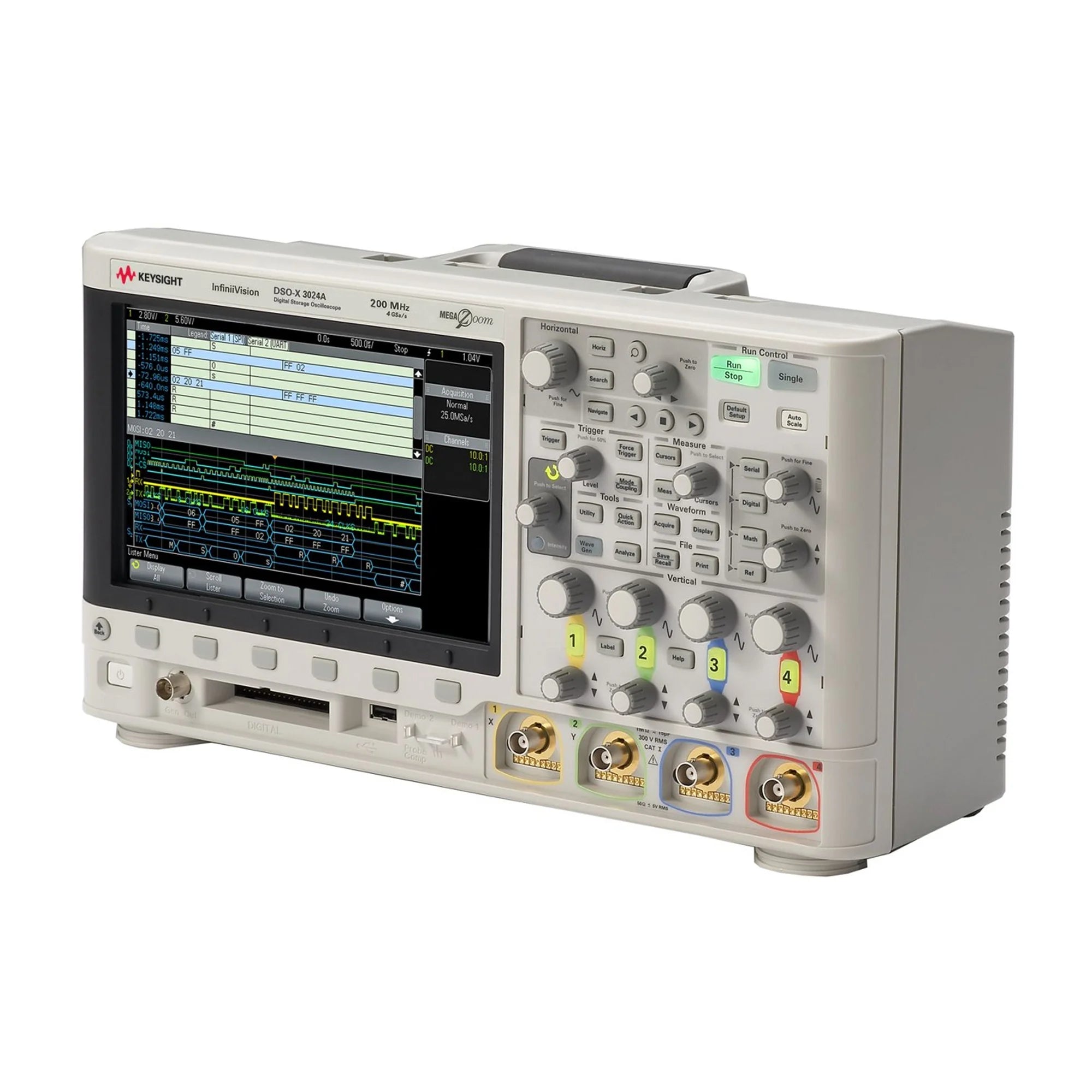 Keysight DSOX3024A Oscilloscope: 200 MHz, 4 Channels