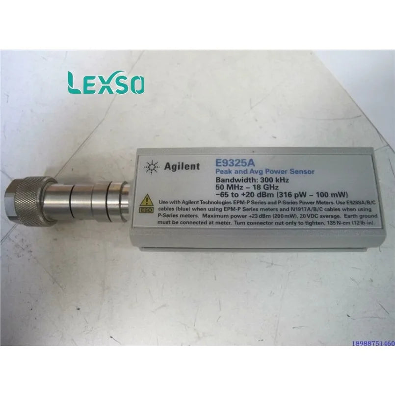 Keysight E9325A Peak and Average Power Sensor, 50MHz-18GHz, 300kHz Bandwidth    lexso