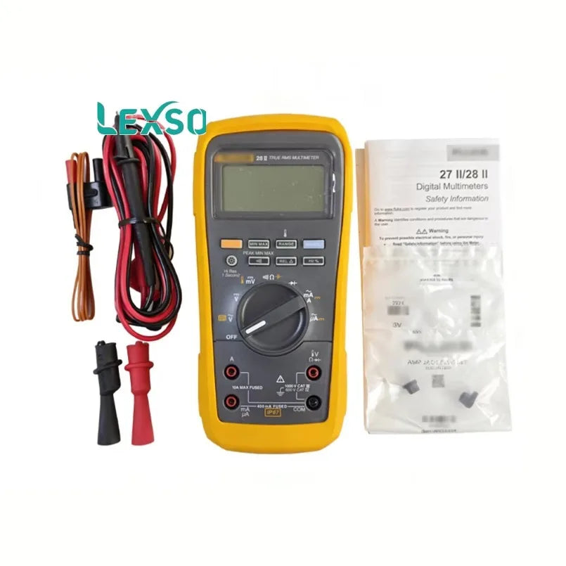 28 II True RMS Digital Multimeter IP67 Waterproof Dustproof for Mining Oil Gas Heavy Industry Maintenance  lexso