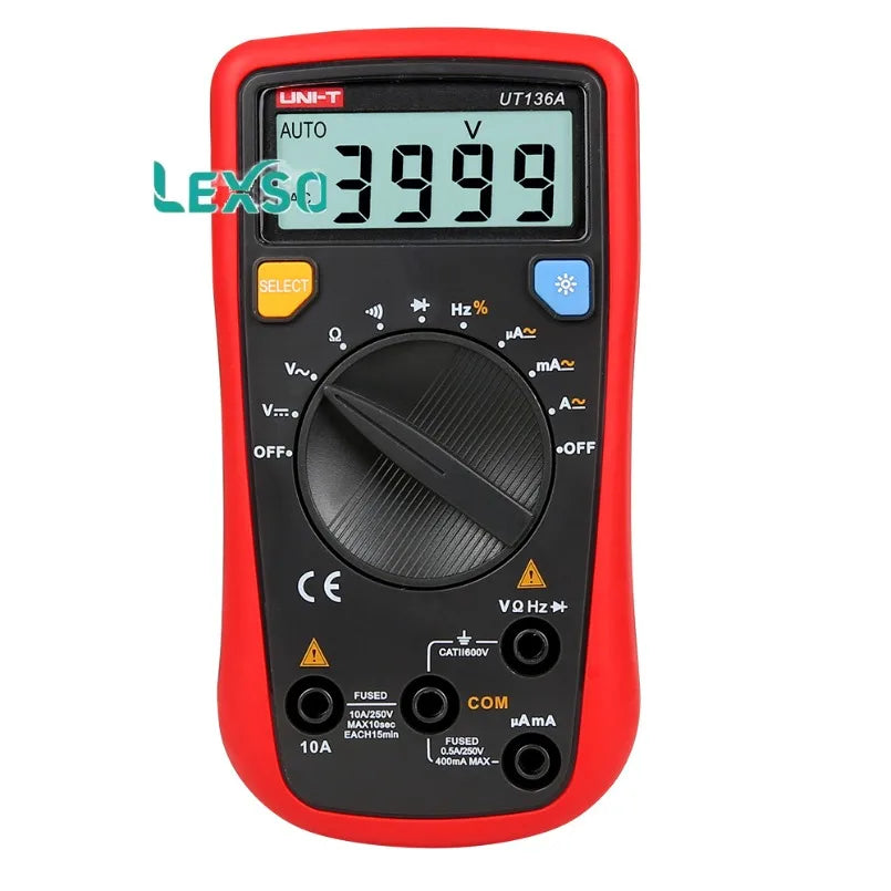 UNI-T UT136A 3999 Count Multimeter Tester Multimeter Mini Digital Multimeter    ytdi