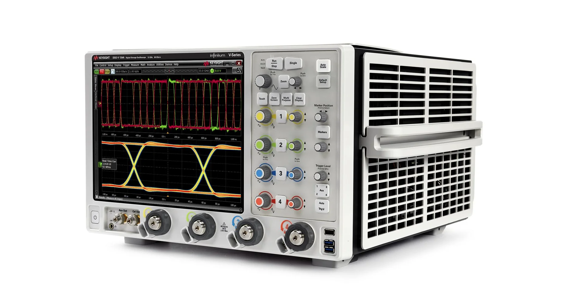 TTLTES Keysight Infiniium V-Series Digital Oscilloscope Model DSOV134A/DSOV204A/DSOV334A with 4 Analog Channels 13/20/33 GHz