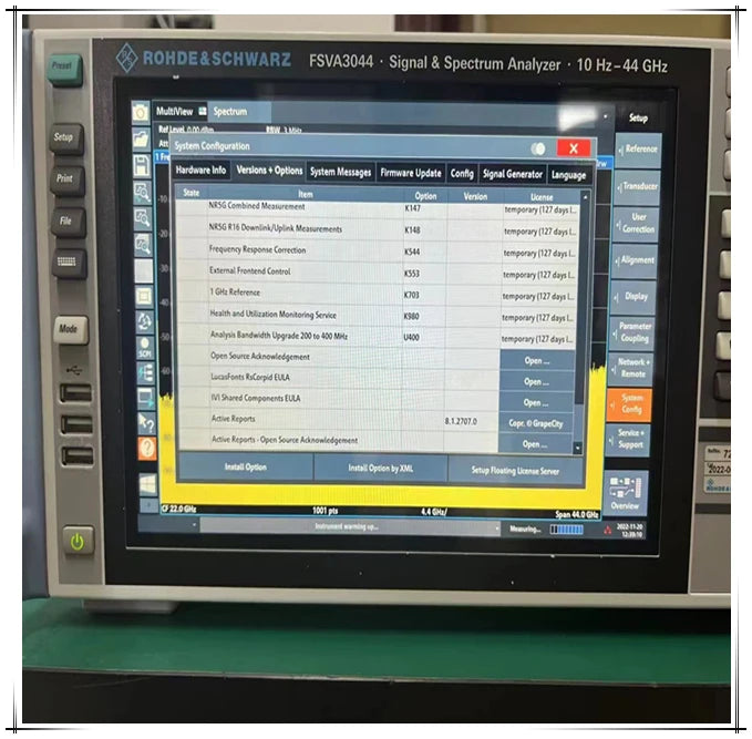 used Rohde & Schwarz FSVA3044 Signal analyzers FSVA3044 spectrum analyzers