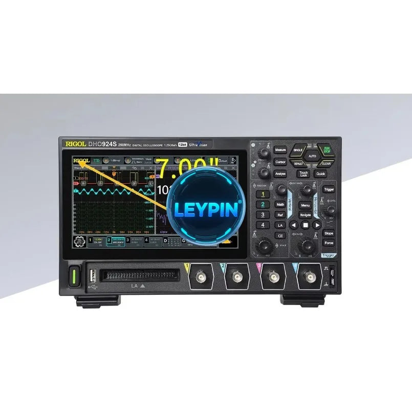 RIGOL DHO914 125MHz Digital Oscilloscope with 12-bit Vertical Resolution 1.25 GSa/s Sample Rate and 4 Analog Channels  lexso