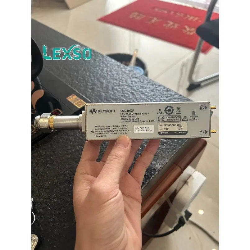 Keysight U2049XA 10 MHz to 33 GHz, -70 to +20 DBM, 5 MHz Video Bandwidth LAN Peak and Average Power Sensor   lexso