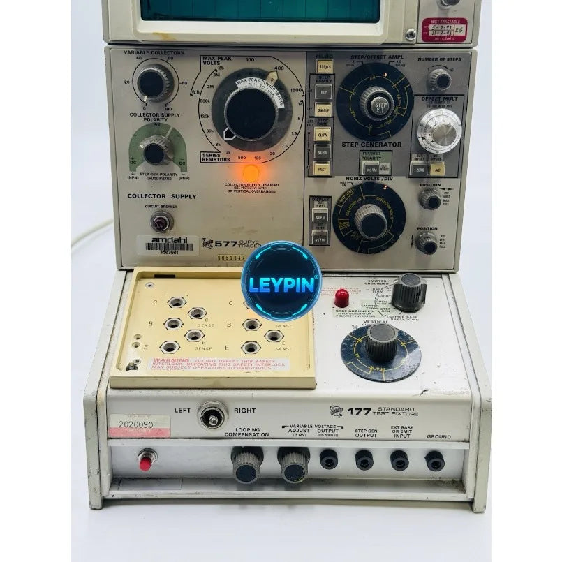 Tektronix 577 Transistor Curve Tracer Tested 177 Standard Test Fixture Works S1    ytdi