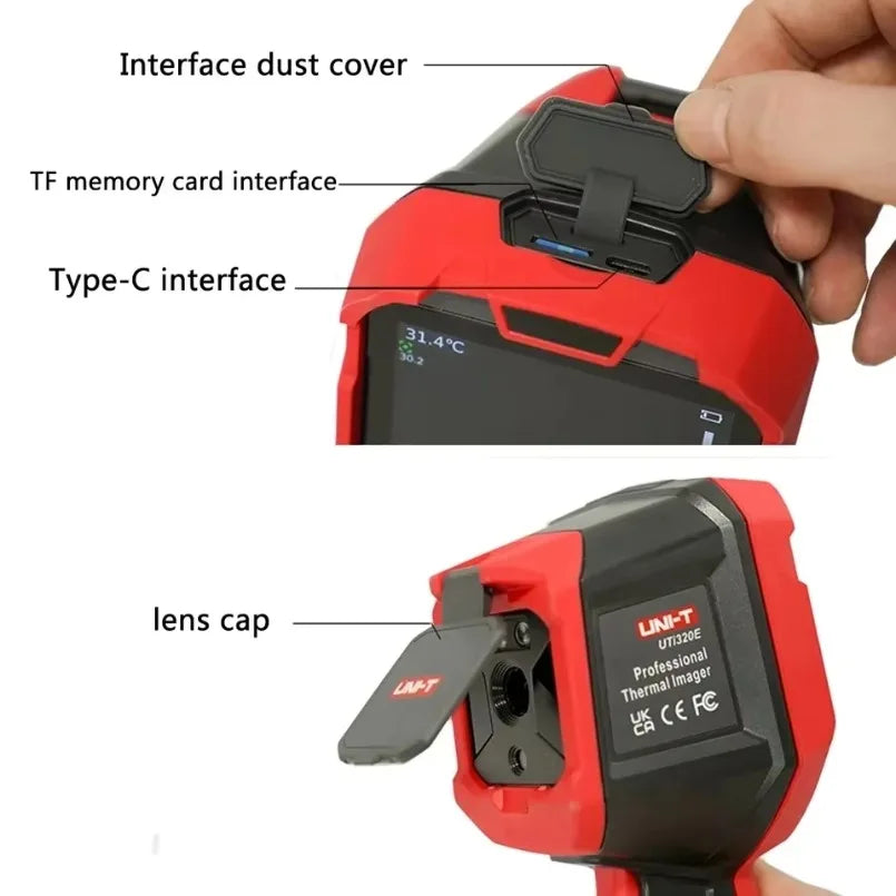 High Resolution UTi320E  Big Package Handheld Thermal Imager 320 X 240 Resolution Advanced Temperature Instrument UTI730E lexso