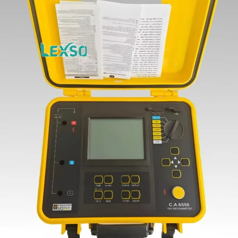 Chauvin Arnoux CA6550 Insulation Tester 40 V Min 10000 V Max   lexso