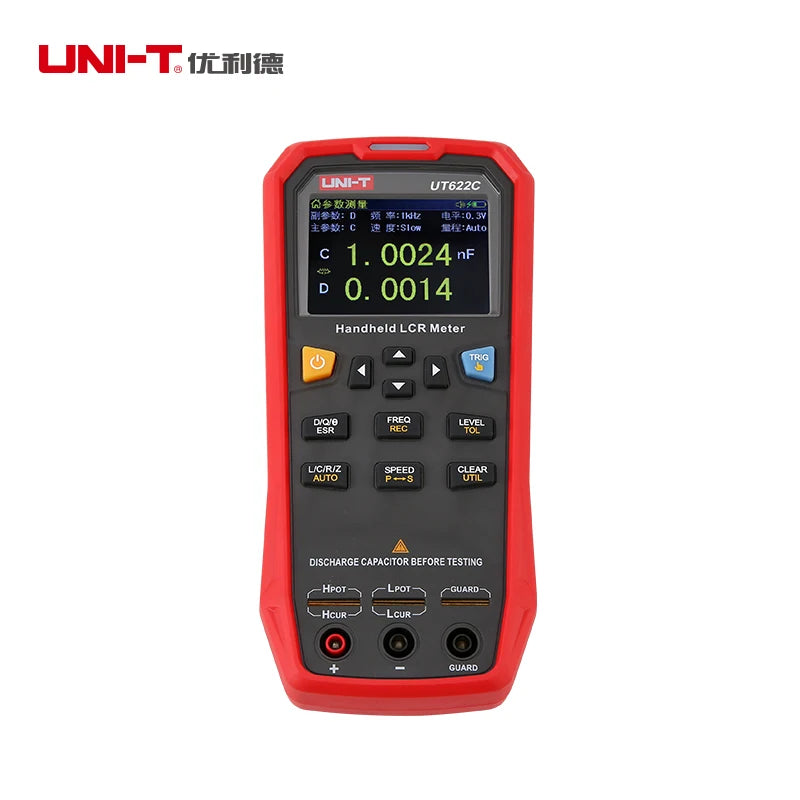 UNI-T UT622A Digital Capacimeter LCR Meter Handheld Resistance Capacitance Tester UT622C/UT622E LS    ytdi