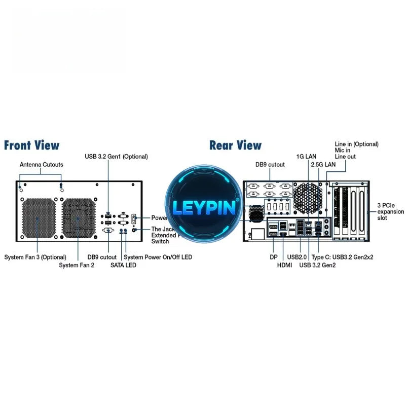 Advantech EPC-B3588-ABQ0 3U Industrial-grade High-performance Edge Computing Intel 12th/13th/14th Processors Industrial ytdi