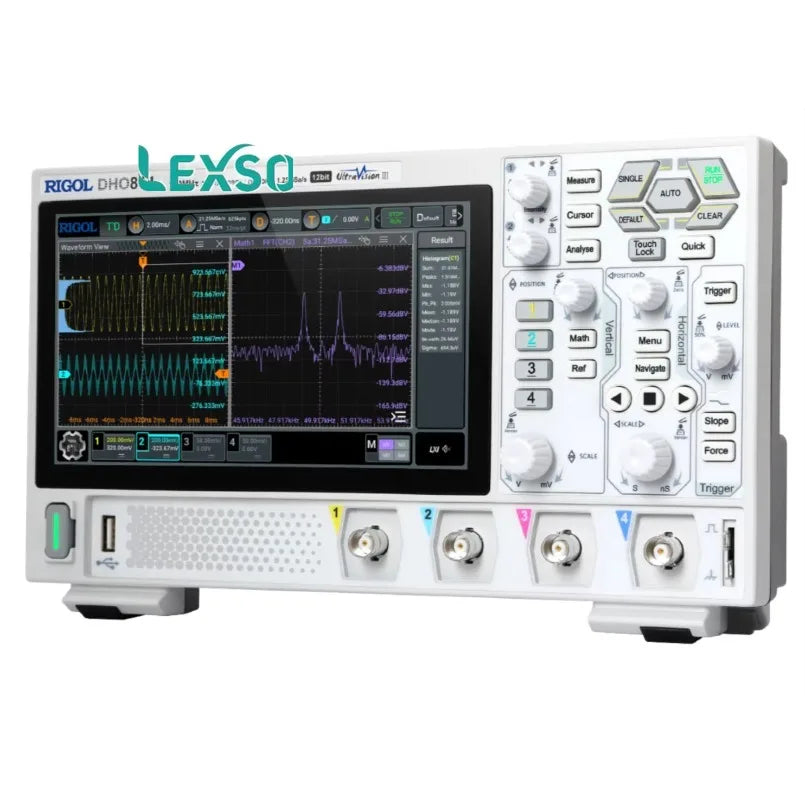 Rigol DHO812 100MHZ Digital Oscilloscope 2CH 1.25GSa/s Support Type-C Power Supply to Convenient Use Experience lexso