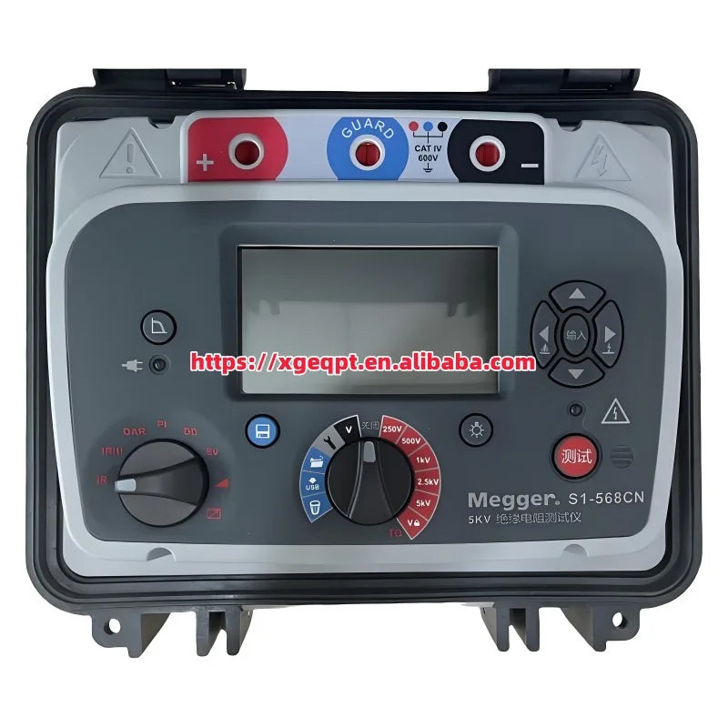 New Megger S1-568/1068/1568 MEGOHMMETER 5KV-15KV Insulation Resistance Tester in Stock Promotion   ytdi