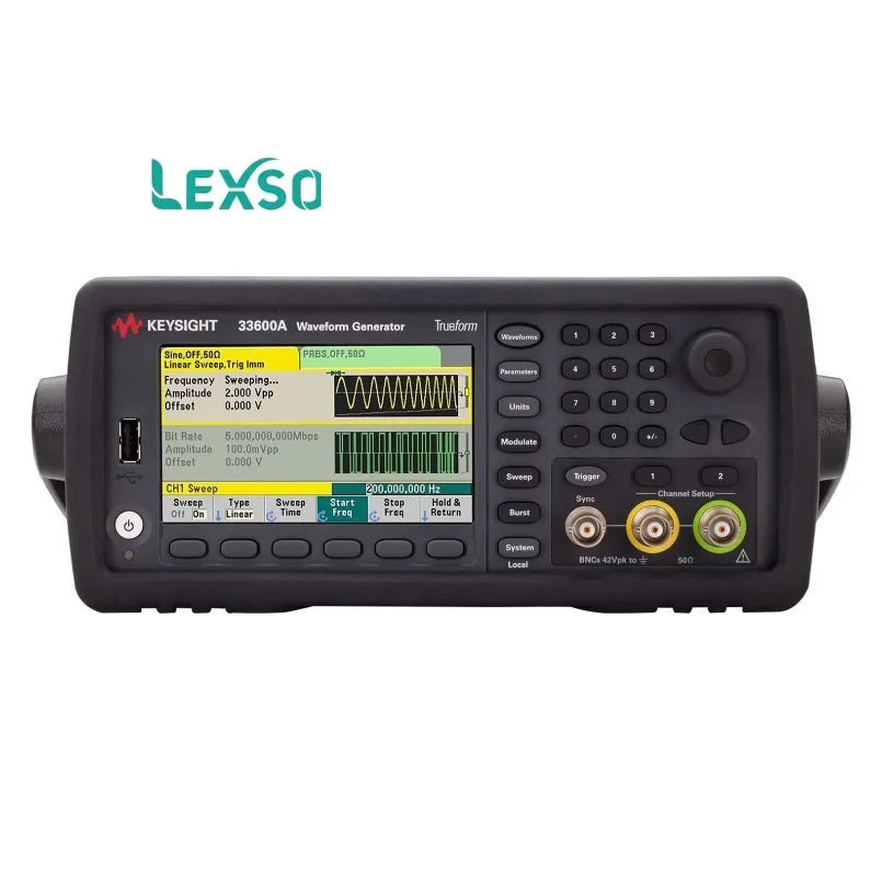 Keysight 33612A 80 MHz Electronic Measuring Instrument 2-Channel Waveform Generator lexso