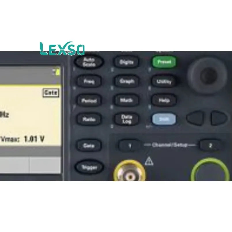 Keysight 53210A RF Counter: 350 MHz Base, up to 75k Readings/sec, 12 - Digit Resolution with USB & LAN lexso
