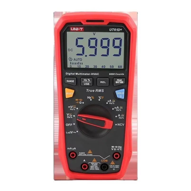 UNI-T UT61D+ Plus Multimeter Analog Digital Electrical Tester 22000 Counts Ammeter Voltmeter Professional Multi Meter lexso