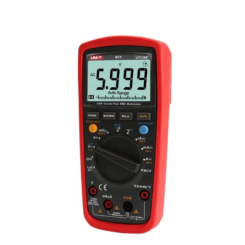 Unit-t Ut139E Test Voltmeter Multifunction Meter 5999 Count Electronic Cell Phone Motherboard Repair AC DC Digital Multimeter lexso
