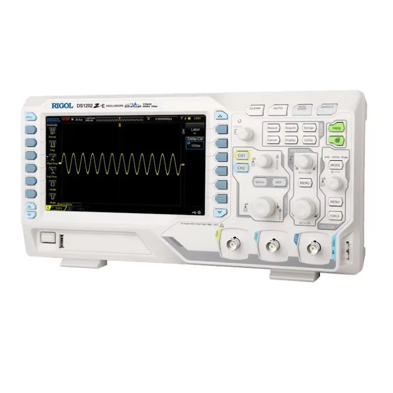 RIGOL DS1202Z-E Digital Oscilloscope 2CH 200MHz Dual Channel Mixed Signal Oscilloscopeslexso