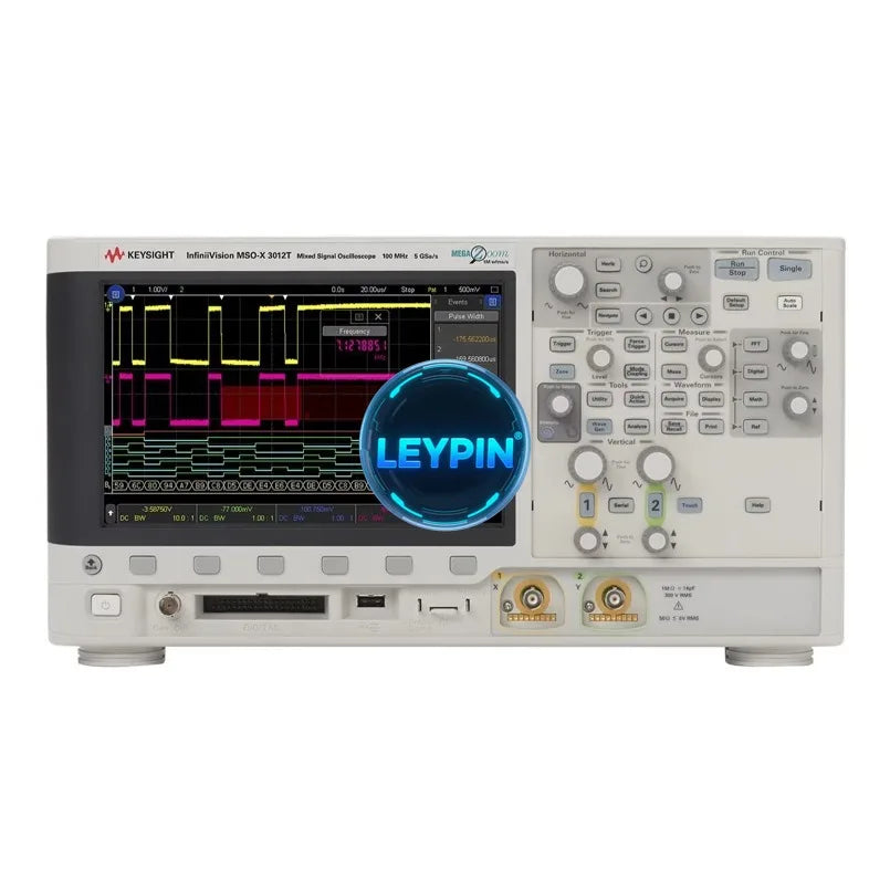 Keysight MSOX3012T Mixed Signal Oscilloscope: 100 MHz, 2 Analog and 16 Digital Channels    lexso