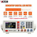 VICTOR 4091C Digital Bench Top LCR Meter 10 Hz -100 KHz Bandwidth Frequency Adjustable 10 ~ 2000 mv   ytdi