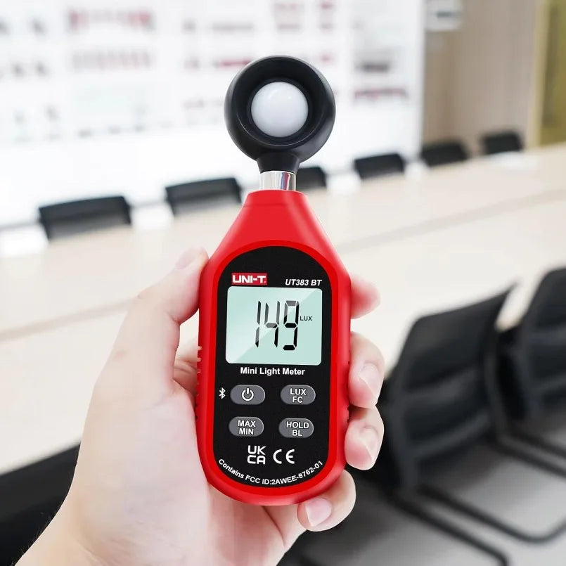 UNI-T Light Meter UT383BT Digital Illuminance Meter Candles Luxmeter for Film Photography Plants Photometer Lighting Intensity lexso