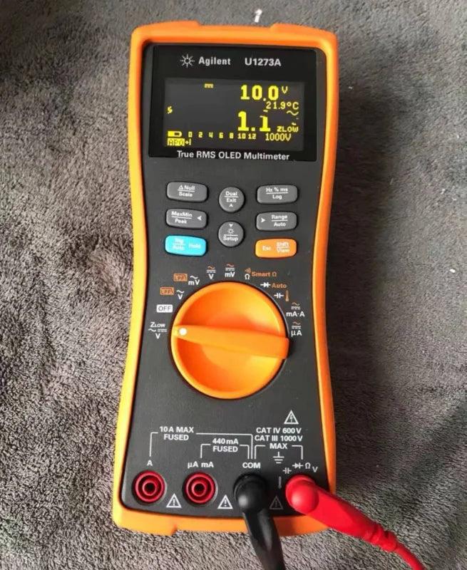 Used HP Keysight Agilent U1273A Handheld Digital Multimeter    ytdi