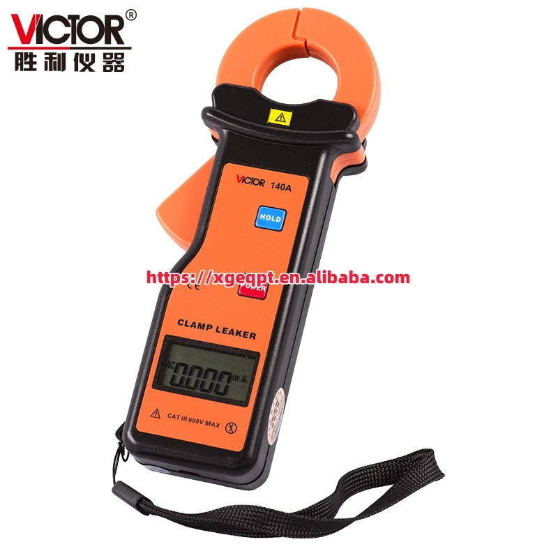 VICTOR 140A High Sensitivity Leakage Current Clamp Meters Resolution 0.0mA 0.00mA~300.0A Clamp Ammeters   ytdi