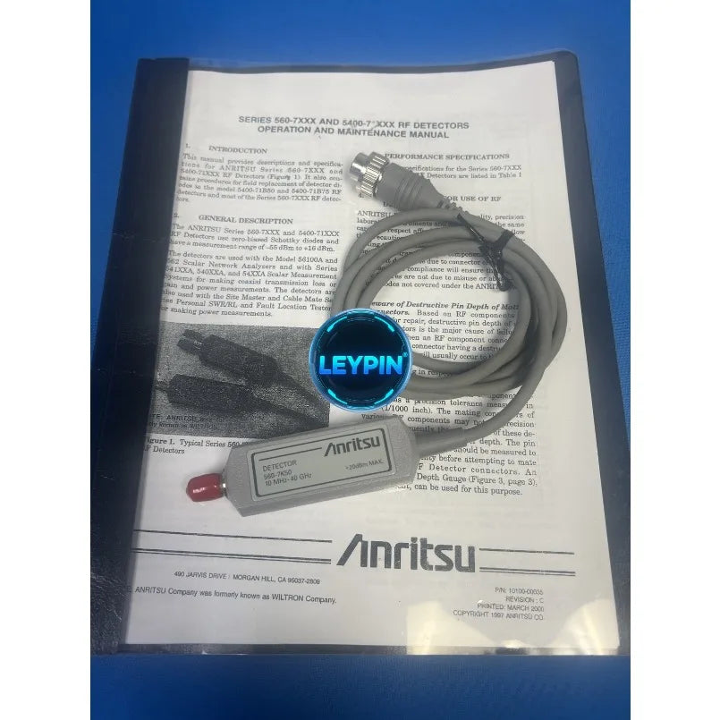 Anritsu 560-7K50 10MHz-40GHz RF Detector Type K(m) 50ohm     ytdi
