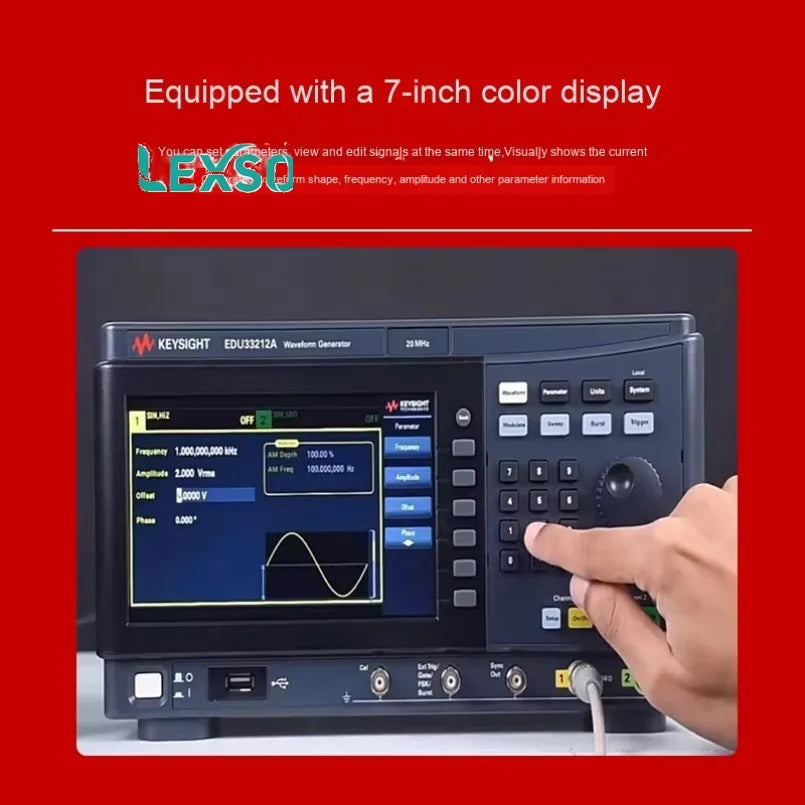 Keysight EDU33210 Series SBE Waveform Function Generator Customizable OEM Support-Models EDU33211A and EDU33212A   lexso