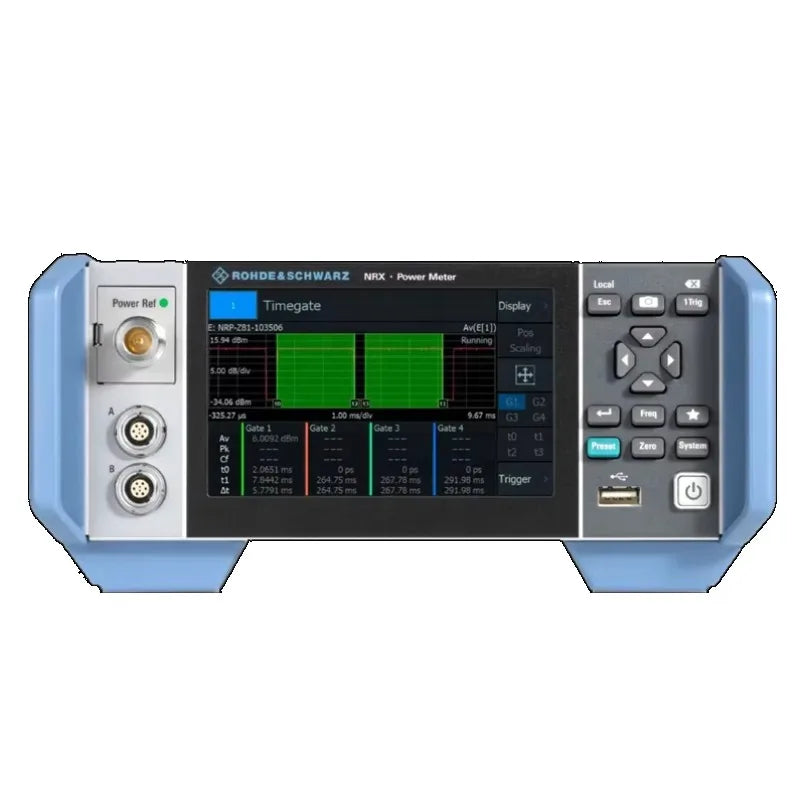 Rohde & Schwarz NRX power meter metal material flexible interface connection lexso