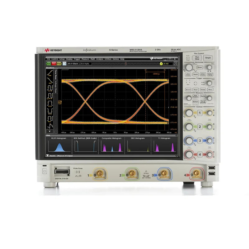 Keysight Infiniium S-Series MSOS204A High-Definition Oscilloscope: 2 GHz, 4 Analog Plus 16 Digital Channels - Get a Discount