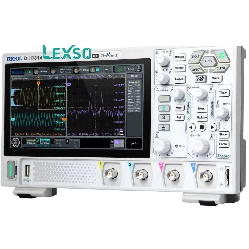 RIGOL DHO804 Next-Generation Feature-Rich High-Speed Digital Oscilloscope for Detailed Signal Observation and Evaluation lexso