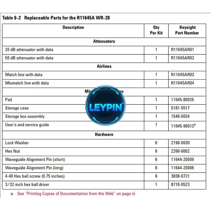 Keysight Q11645A Verification Kit, WR-22, 50 to 75 GHz ytdi