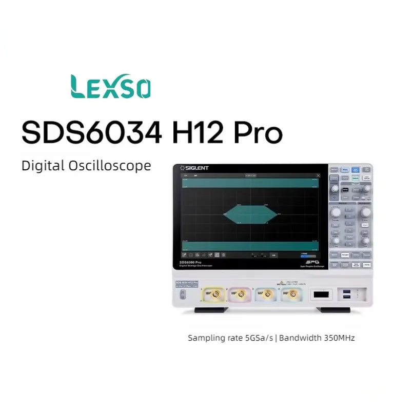 Siglent High-resolution Digital Storage Oscilloscope SDS6034/6054/6104/6204/12H Pro  lexso