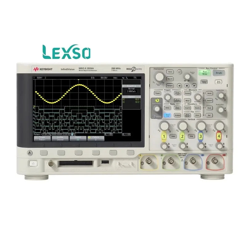Keysight MSOX2014A Mixed Signal Oscilloscope: 100 MHz, 4 Analog and 8 Digital Channels lexso