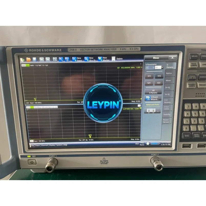 Rohde & Schwarz R&S ZNB8 2port vector network analyzer 9kHz-8.5GHz lexso