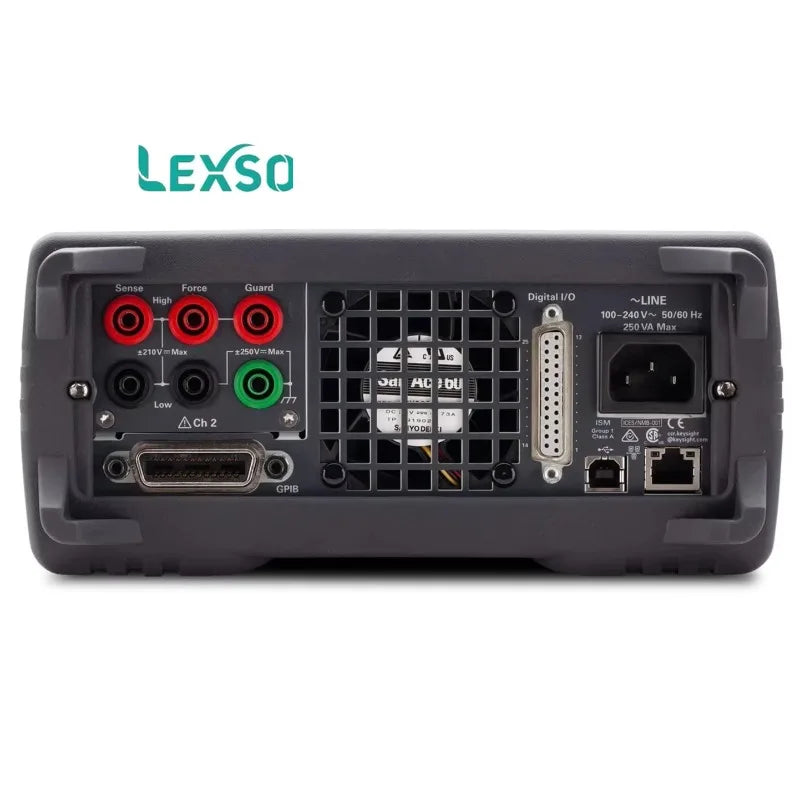 Keysight B2902B Precision Source/Measure Unit(2Ch, 100FA),  210V, 3A DC/10.5A Pulse    lexso