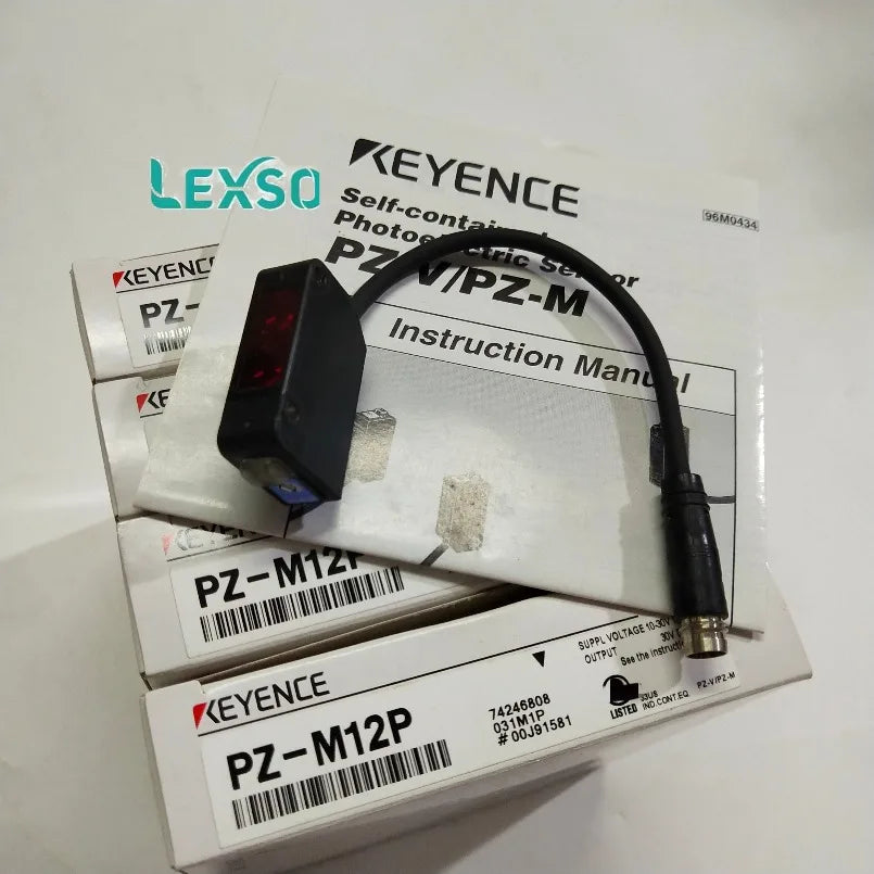 PZ-M12P Sensors Keyence Photoelectric Sensors Reflective M8 Connector PNP Output in Stock lexso