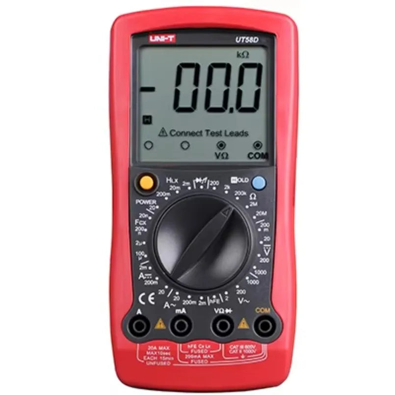 Unit-t UT58D Precision Inductance Voltage Ammeter Multi-function Multimeter Digital Multimeter Tester Repair 1999-Counts lexso