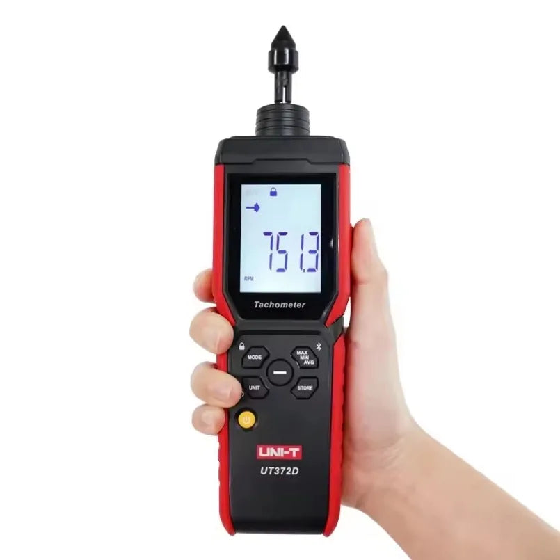 UNI-T UT372D Tachometer Laser Universal 2 in 1 Digital RPM Meter Contact & Non-contact Gauge Professional Rotational Speed Meter lexso