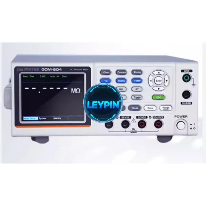 GW Instek GOM-804 High Precision DC Milli Ohm Meter 5.5 Digit Low Resistance Tester with 4-Wire Measurement      lexso
