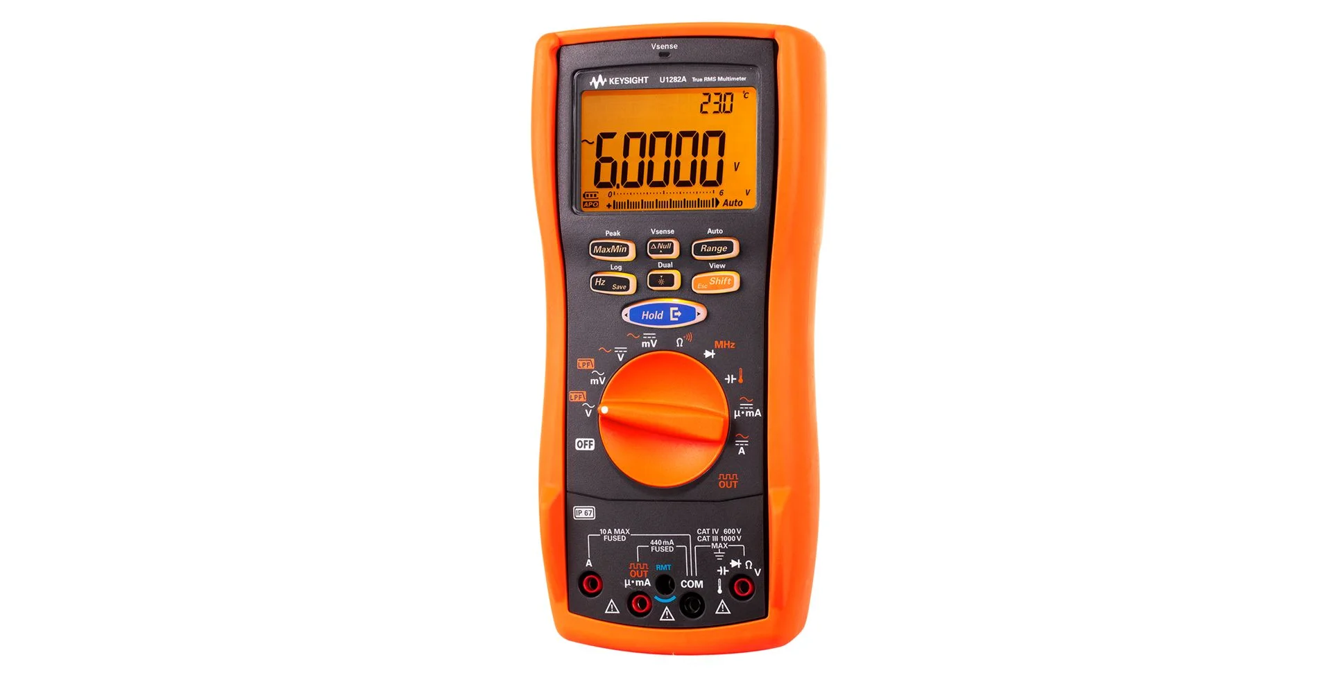 Keysight TTLTES U1282A 41/2 Digit Handheld Digital Multimeter IP67 Waterproof Multimeters