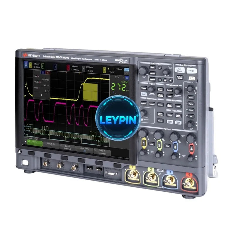 Keysight MSOX4154G Mixed Signal Oscilloscope: 1.5 GHz, 4 Analog Plus 16 Digital Channels    lexso