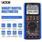 VICTOR VC189A 0.025% Accuracy True RMS Digital Multimeter With 55000 Counts Display 1000V Fuse Protection With USB   ytdi