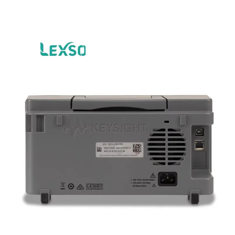 Keysight DSOX1202G 2-Channel Digital Oscilloscope with Built-In Waveform Generator 8-Bit Resolution 2 GSa/s Sample Rate lexso