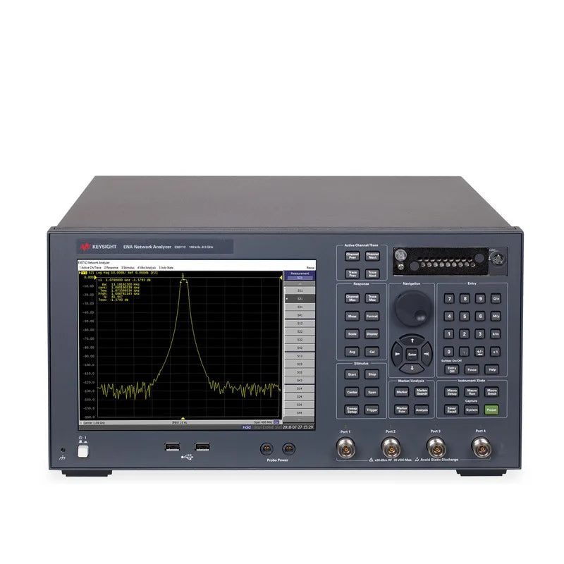 Keysight Technologies E5071C ENA Vector Network Analyzer 9 kHz to 20 GHz Frequency Range Electronic Measuring Instrument