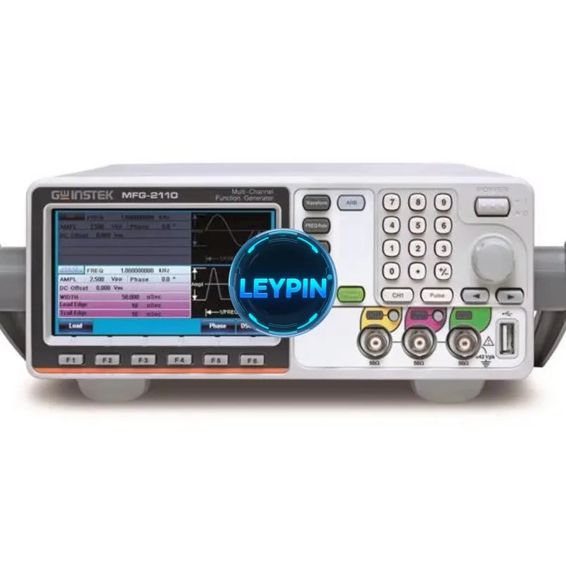 GW Instek MFG-2110 10MHz 1 Channel Multi-Function DDS Arbitrary Waveform Generator Sweep Burst Modulation Capabilities  lexso