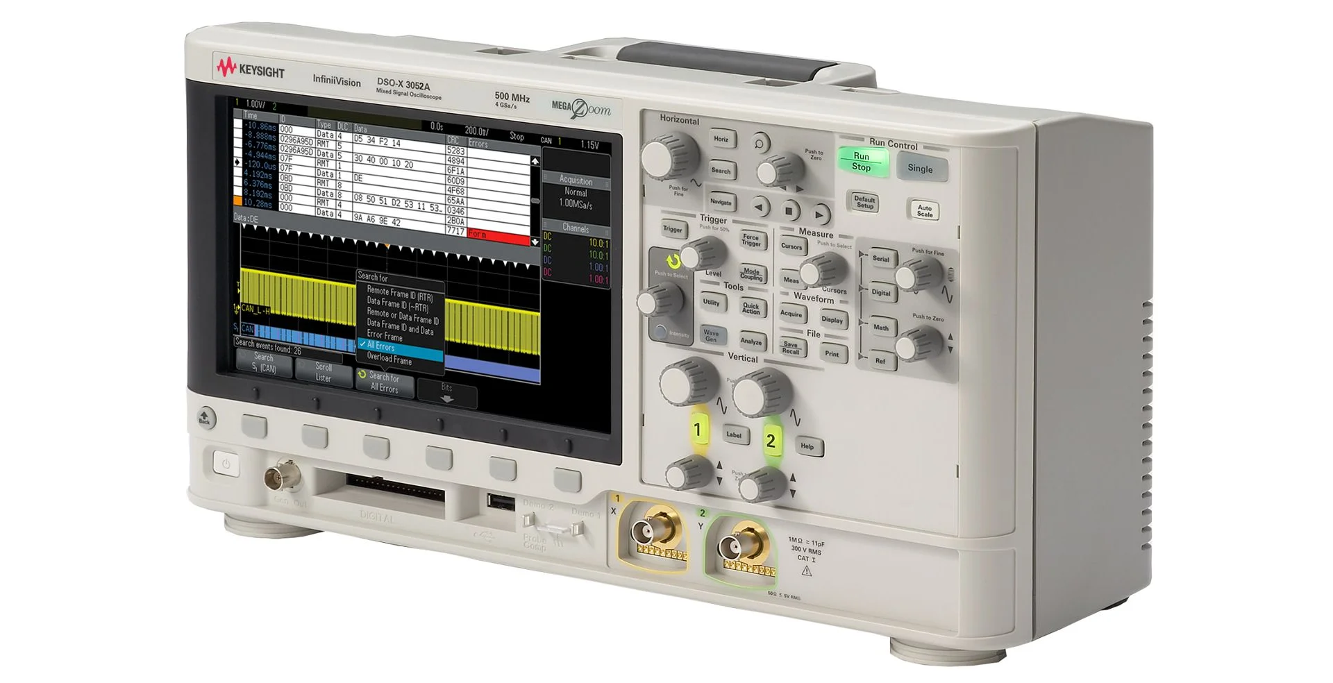 TTLTES Keysight DSOX3052A/DSOX3054A Oscilloscopes 500 MHz 2/4 Channels
