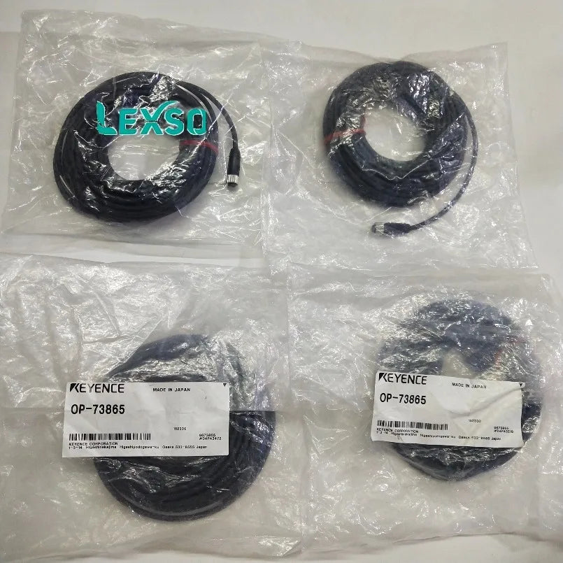KEYENCE Keyence Self-contained CMOS Laser Sensor OP-73865 Connector Cable M8 Straight 10-m PVC lexso   ytdi
