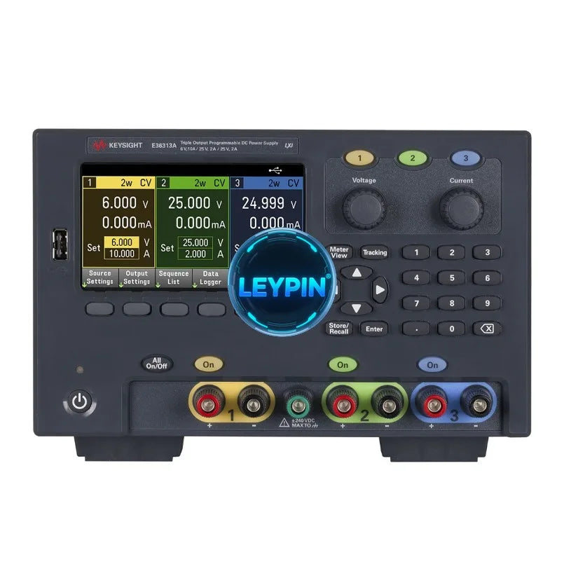 Keysight E36313A 160W Triple Output Power Supply 6V/10A 25V/2A 25V/2A    lexso