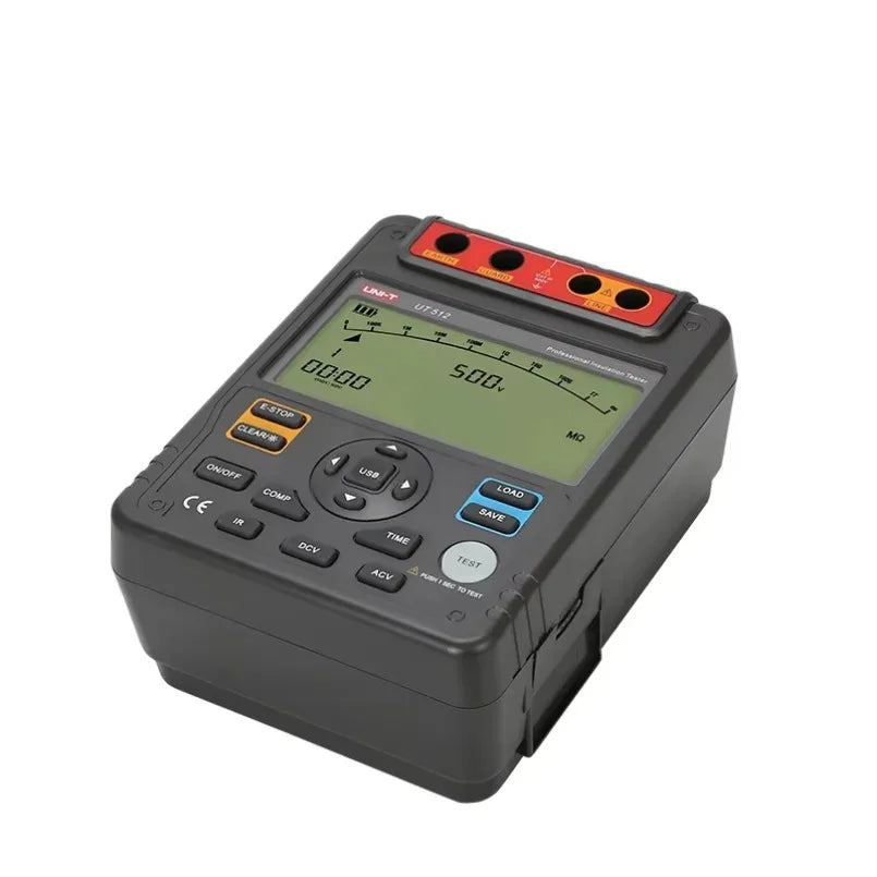 UNI-T UT512 Intelligent 9999 Counting Insulation Digital Resistance Test Instrument Industrial Electrician Maintenance Voltmeter lexso